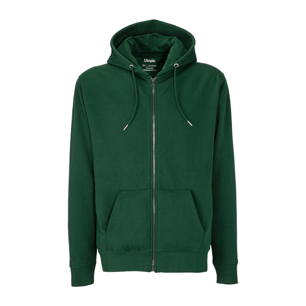 Felpa con cappuccio e zip unisex in cotone e poliestere rigenerati da 280 g/m2 Felpa con cappuccio e zip unisex in cotone e poliestere rigenerati da 280 g/m2